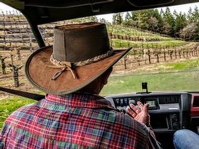 Owner Fred Schweiger hosts an ATV Tasting in the vineyard